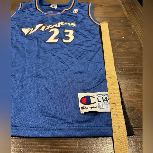 RARE🔥 Champion NBA Washington Wizards Michael Jordan NBA Basketball Jersey - Picture 9 of 9